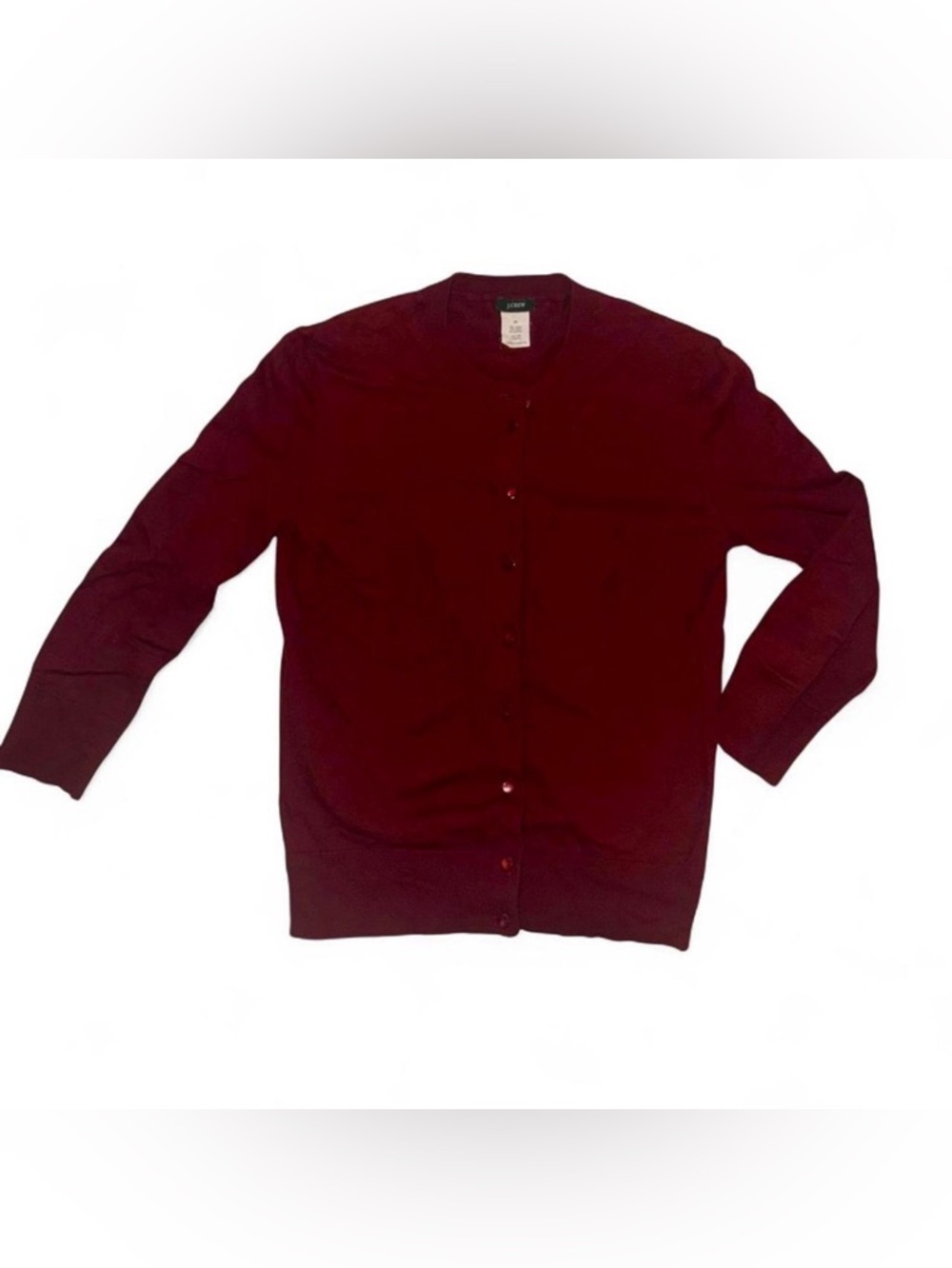 J. Crew Jackie Burgundy Cardigan